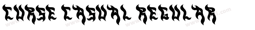 Curse Casual Regular字体转换